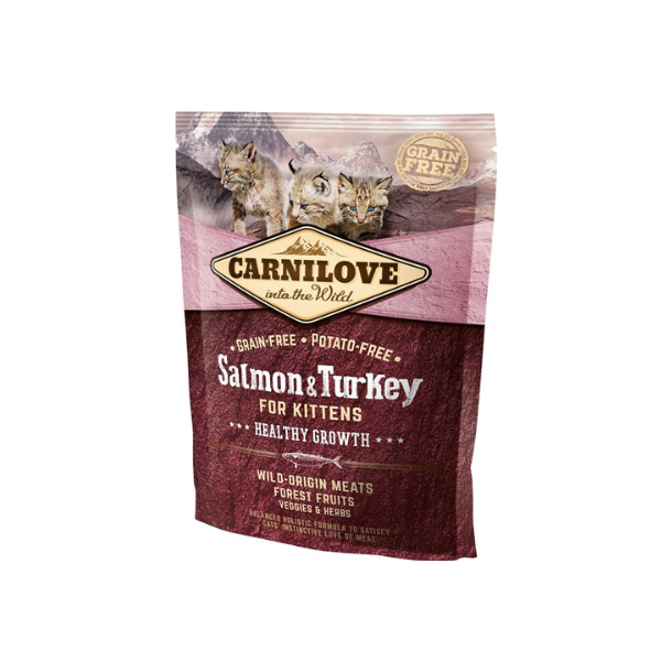 Carnilove Kattefoder Kitten m. Laks/Kalkun